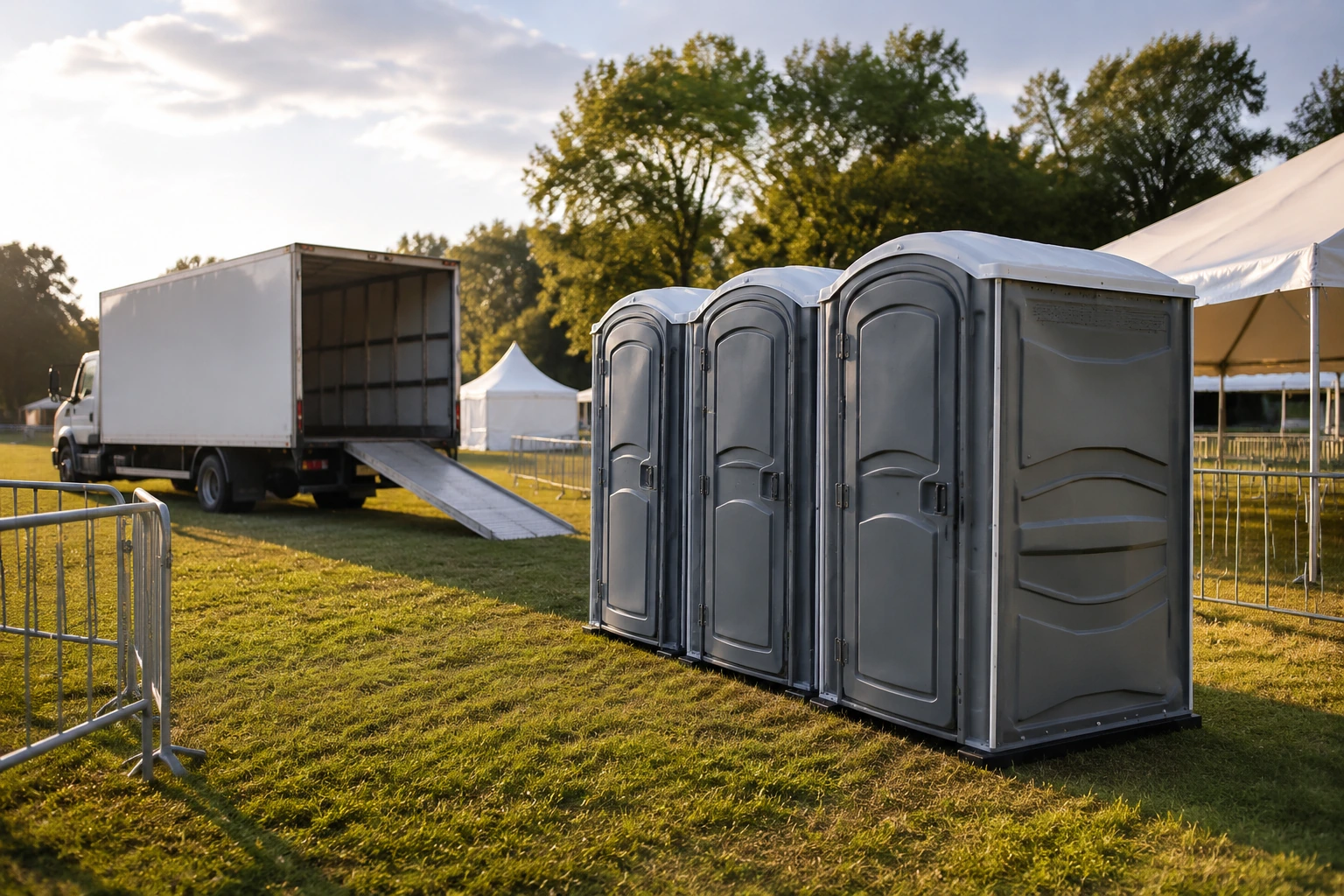 Portable restroom rental planning for Riverdale, UT